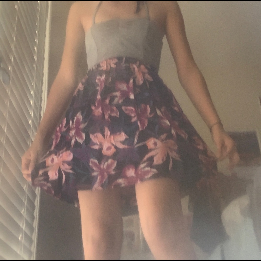 Roxy (S) Mini Floral Print Dress - Picture 2 of 6